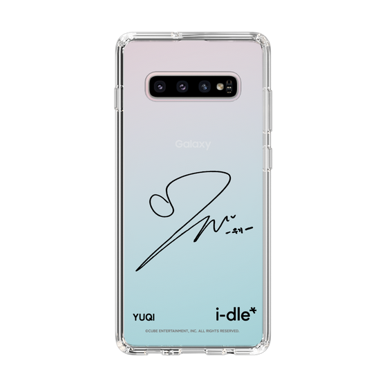 スリムプロテクションケース［ 2025 i-dle first japan tour - 手書きサイン - YUQI ］