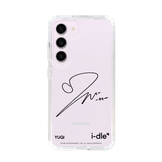 スリムプロテクションケース［ 2025 i-dle first japan tour - 手書きサイン - YUQI ］