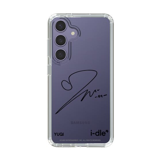 スリムプロテクションケース［ 2025 i-dle first japan tour - 手書きサイン - YUQI ］