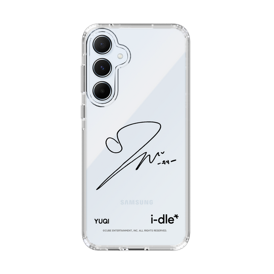 スリムプロテクションケース［ 2025 i-dle first japan tour - 手書きサイン - YUQI ］