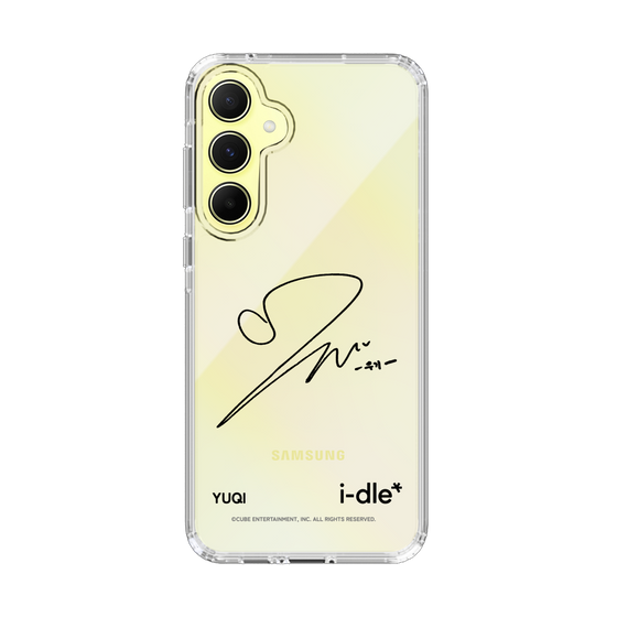 スリムプロテクションケース［ 2025 i-dle first japan tour - 手書きサイン - YUQI ］