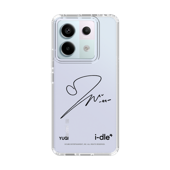 スリムプロテクションケース［ 2025 i-dle first japan tour - 手書きサイン - YUQI ］
