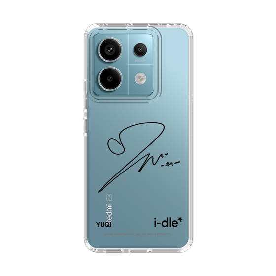スリムプロテクションケース［ 2025 i-dle first japan tour - 手書きサイン - YUQI ］
