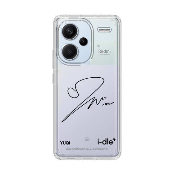 スリムプロテクションケース［ 2025 i-dle first japan tour - 手書きサイン - YUQI ］