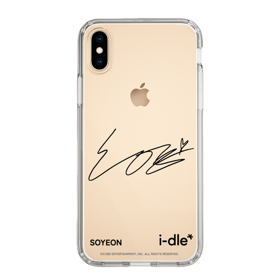 スリムプロテクションケース［ 2025 i-dle first japan tour - 手書きサイン - SOYEON ］