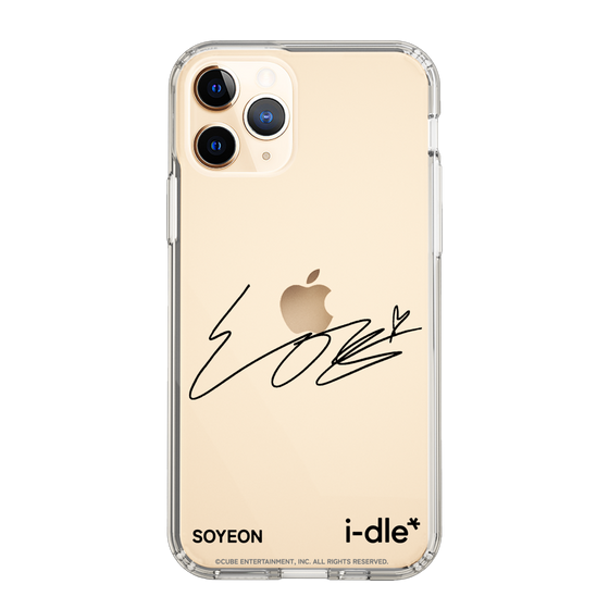 スリムプロテクションケース［ 2025 i-dle first japan tour - 手書きサイン - SOYEON ］