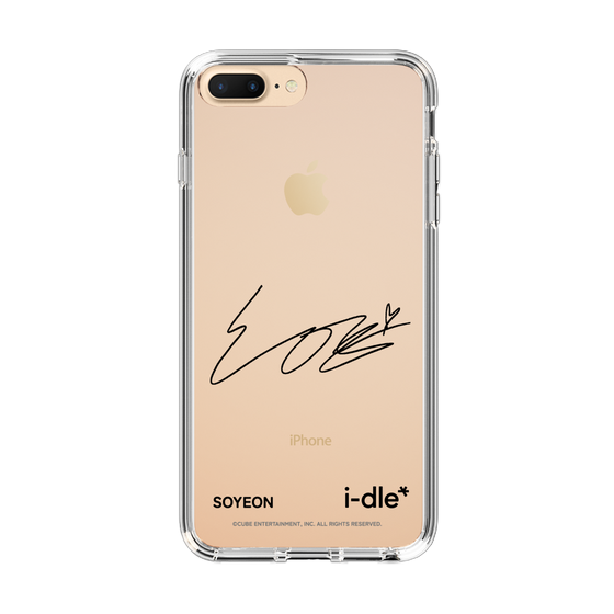 スリムプロテクションケース［ 2025 i-dle first japan tour - 手書きサイン - SOYEON ］