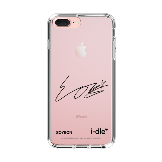 スリムプロテクションケース［ 2025 i-dle first japan tour - 手書きサイン - SOYEON ］