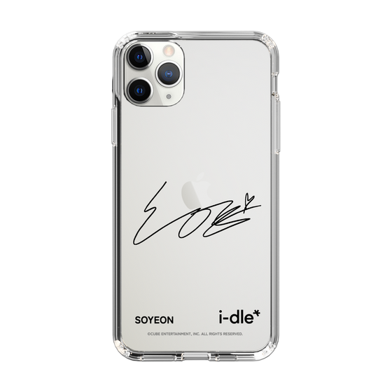 スリムプロテクションケース［ 2025 i-dle first japan tour - 手書きサイン - SOYEON ］