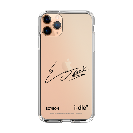 スリムプロテクションケース［ 2025 i-dle first japan tour - 手書きサイン - SOYEON ］