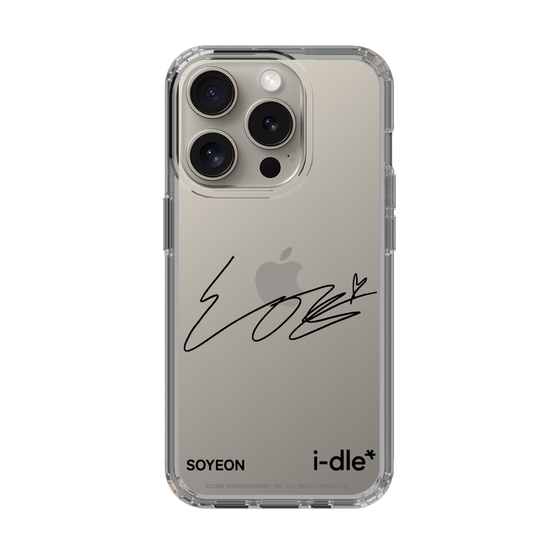 スリムプロテクションケース［ 2025 i-dle first japan tour - 手書きサイン - SOYEON ］