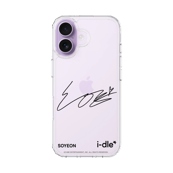 スリムプロテクションケース［ 2025 i-dle first japan tour - 手書きサイン - SOYEON ］