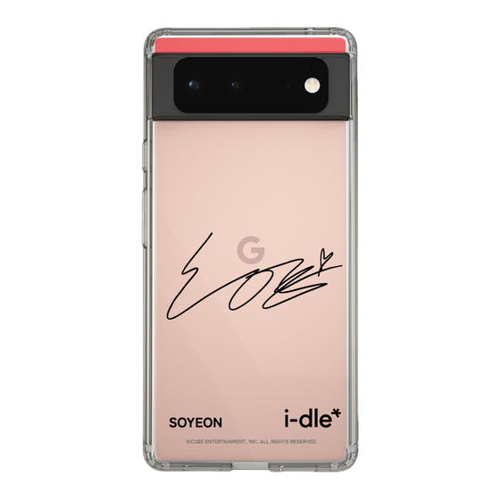 スリムプロテクションケース［ 2025 i-dle first japan tour - 手書きサイン - SOYEON ］