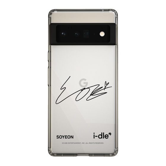 スリムプロテクションケース［ 2025 i-dle first japan tour - 手書きサイン - SOYEON ］