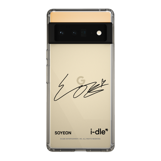 スリムプロテクションケース［ 2025 i-dle first japan tour - 手書きサイン - SOYEON ］