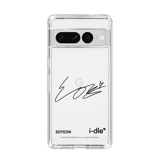スリムプロテクションケース［ 2025 i-dle first japan tour - 手書きサイン - SOYEON ］