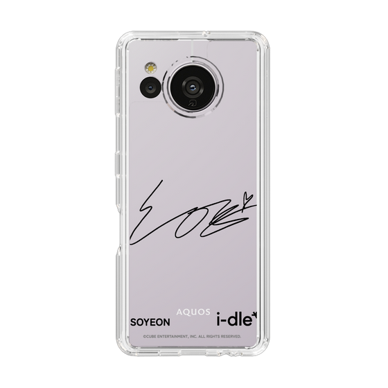 スリムプロテクションケース［ 2025 i-dle first japan tour - 手書きサイン - SOYEON ］