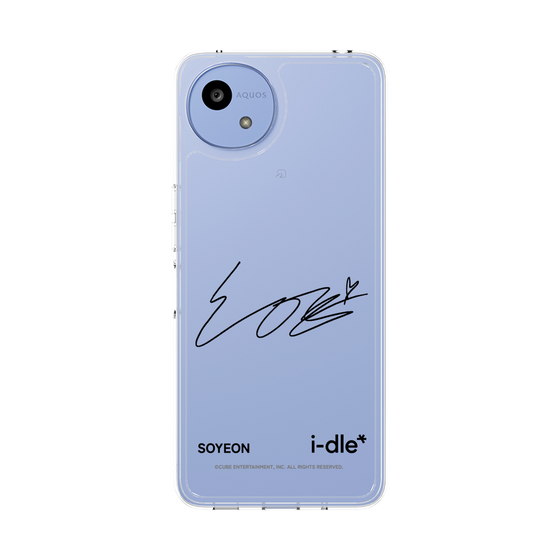 スリムプロテクションケース［ 2025 i-dle first japan tour - 手書きサイン - SOYEON ］