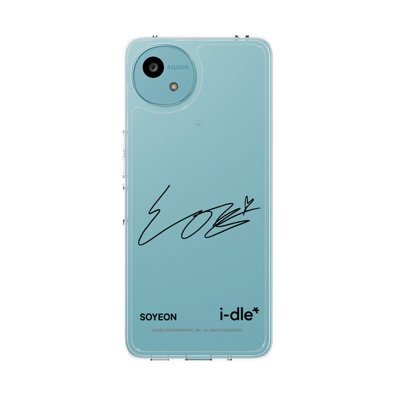 スリムプロテクションケース［ 2025 i-dle first japan tour - 手書きサイン - SOYEON ］