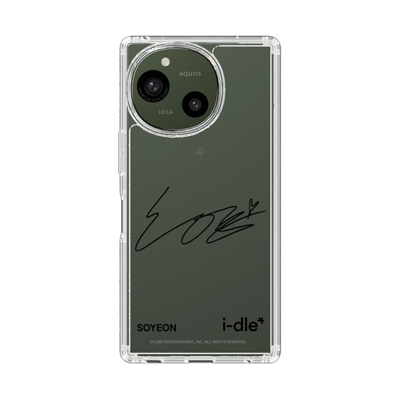 スリムプロテクションケース［ 2025 i-dle first japan tour - 手書きサイン - SOYEON ］