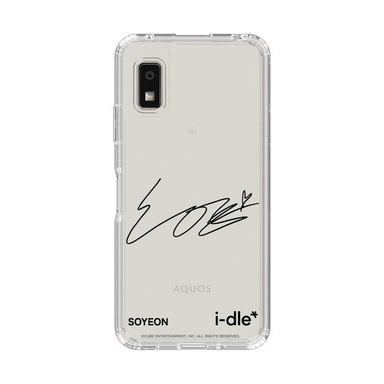 スリムプロテクションケース［ 2025 i-dle first japan tour - 手書きサイン - SOYEON ］