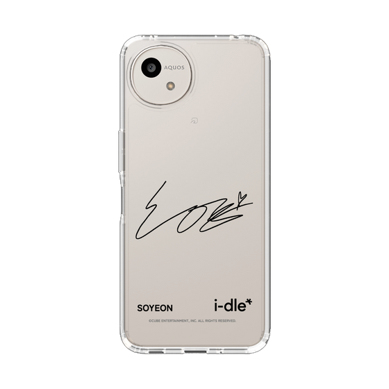 スリムプロテクションケース［ 2025 i-dle first japan tour - 手書きサイン - SOYEON ］