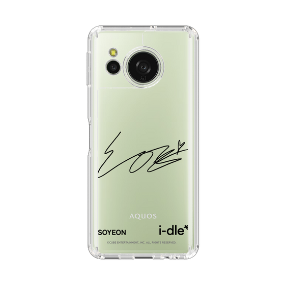 スリムプロテクションケース［ 2025 i-dle first japan tour - 手書きサイン - SOYEON ］