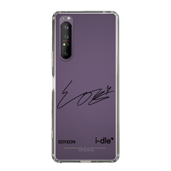 スリムプロテクションケース［ 2025 i-dle first japan tour - 手書きサイン - SOYEON ］