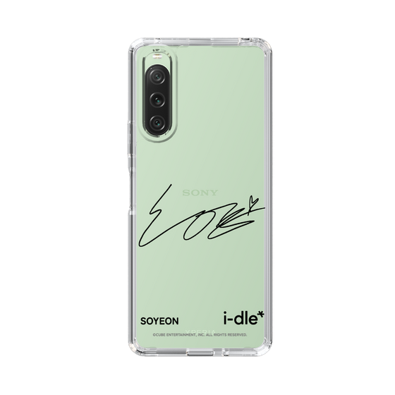 スリムプロテクションケース［ 2025 i-dle first japan tour - 手書きサイン - SOYEON ］