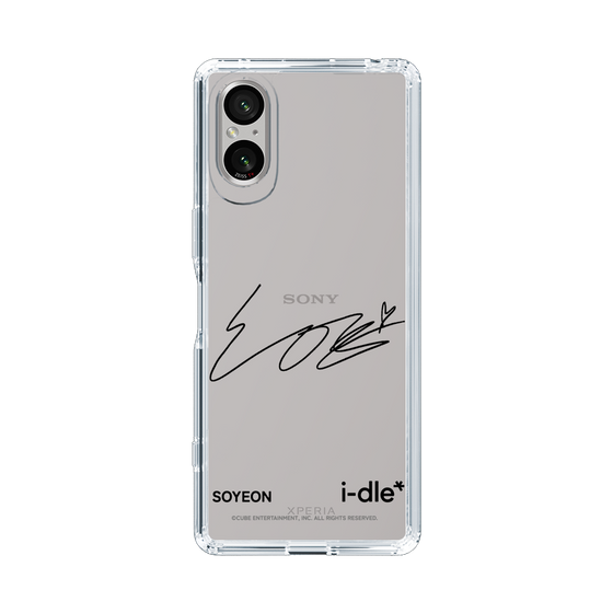 スリムプロテクションケース［ 2025 i-dle first japan tour - 手書きサイン - SOYEON ］