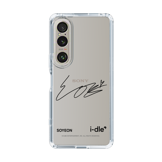 スリムプロテクションケース［ 2025 i-dle first japan tour - 手書きサイン - SOYEON ］