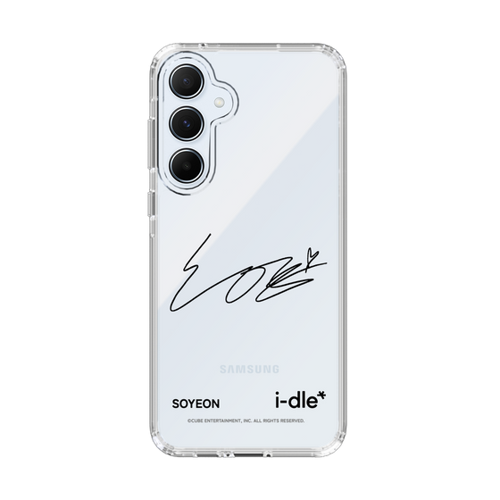 スリムプロテクションケース［ 2025 i-dle first japan tour - 手書きサイン - SOYEON ］