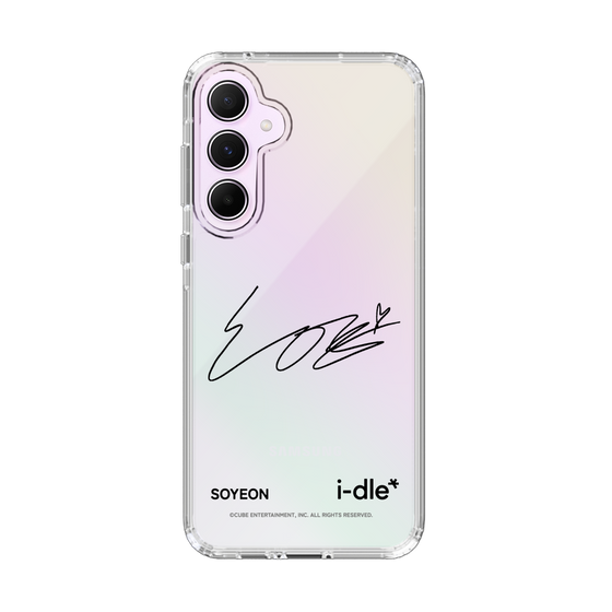 スリムプロテクションケース［ 2025 i-dle first japan tour - 手書きサイン - SOYEON ］
