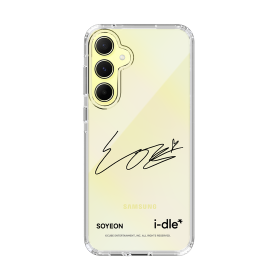 スリムプロテクションケース［ 2025 i-dle first japan tour - 手書きサイン - SOYEON ］