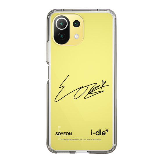 スリムプロテクションケース［ 2025 i-dle first japan tour - 手書きサイン - SOYEON ］