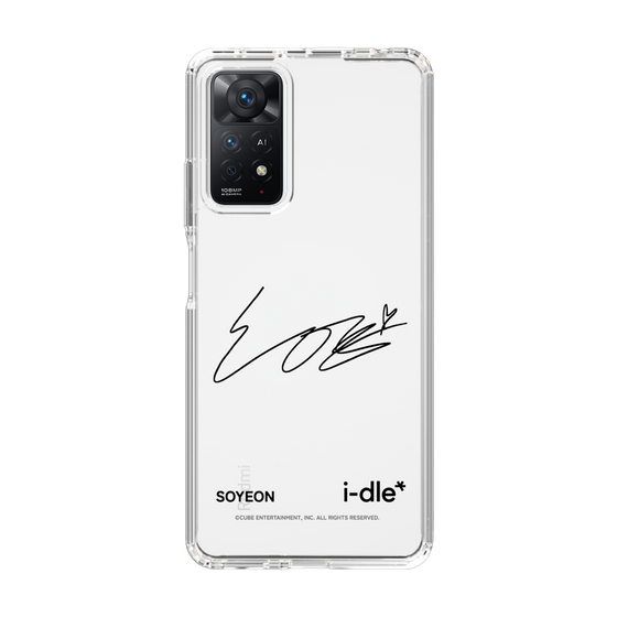 スリムプロテクションケース［ 2025 i-dle first japan tour - 手書きサイン - SOYEON ］
