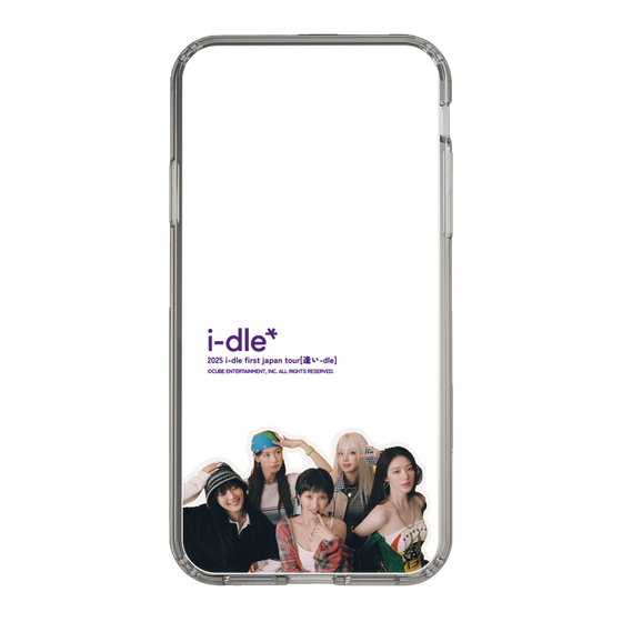 スリムプロテクションケース［ 2025 i-dle first japan tour - メイン ］