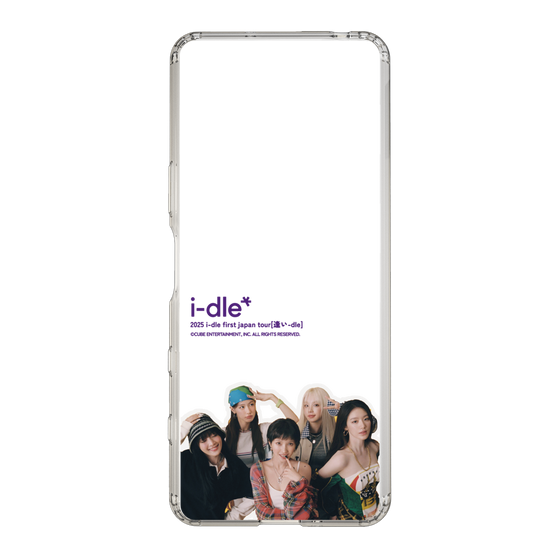 スリムプロテクションケース［ 2025 i-dle first japan tour - メイン ］