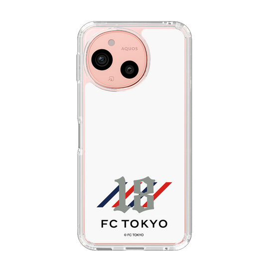 スリムプロテクションケース［ FC東京×MIW - ホワイト - #18 ］