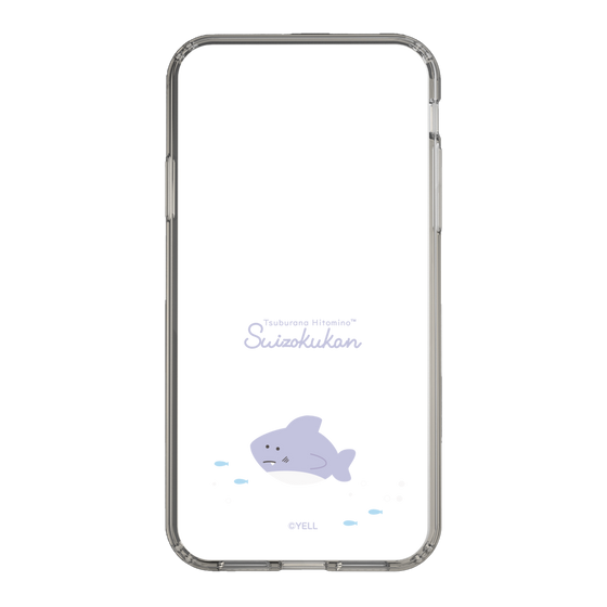 スリムプロテクションケース［ つぶらな瞳の仲間達 - つぶらな瞳の水族館 - さめ ］