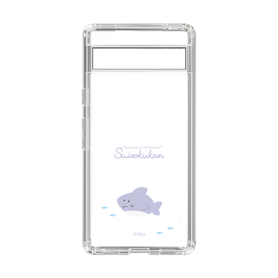 スリムプロテクションケース［ つぶらな瞳の仲間達 - つぶらな瞳の水族館 - さめ ］