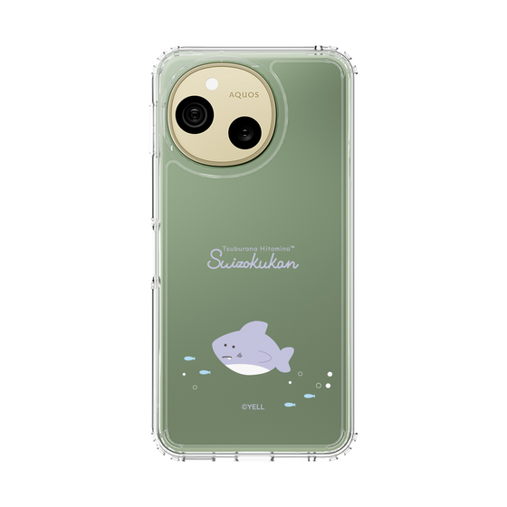 スリムプロテクションケース［ つぶらな瞳の仲間達 - つぶらな瞳の水族館 - さめ ］