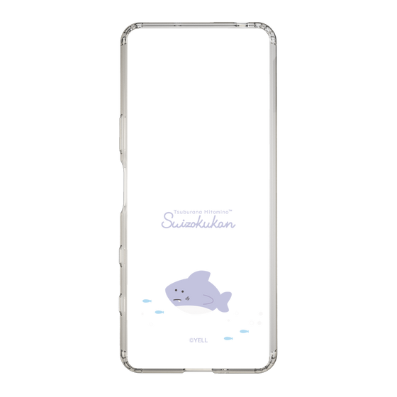 スリムプロテクションケース［ つぶらな瞳の仲間達 - つぶらな瞳の水族館 - さめ ］