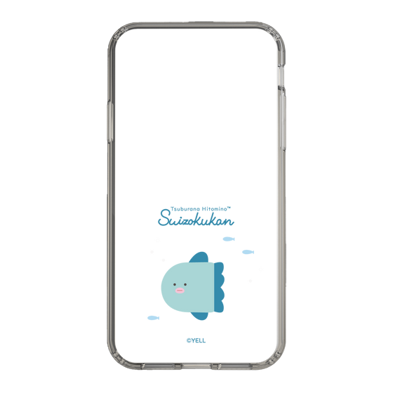 スリムプロテクションケース［ つぶらな瞳の仲間達 - つぶらな瞳の水族館 - まんぼう ］