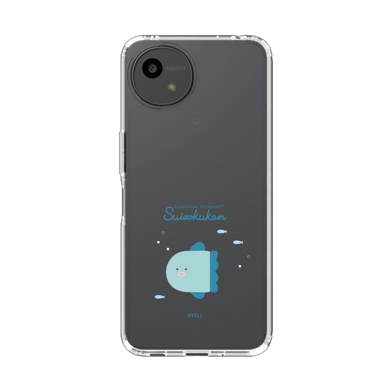 スリムプロテクションケース［ つぶらな瞳の仲間達 - つぶらな瞳の水族館 - まんぼう ］