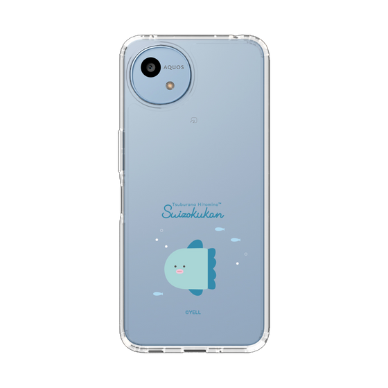 スリムプロテクションケース［ つぶらな瞳の仲間達 - つぶらな瞳の水族館 - まんぼう ］