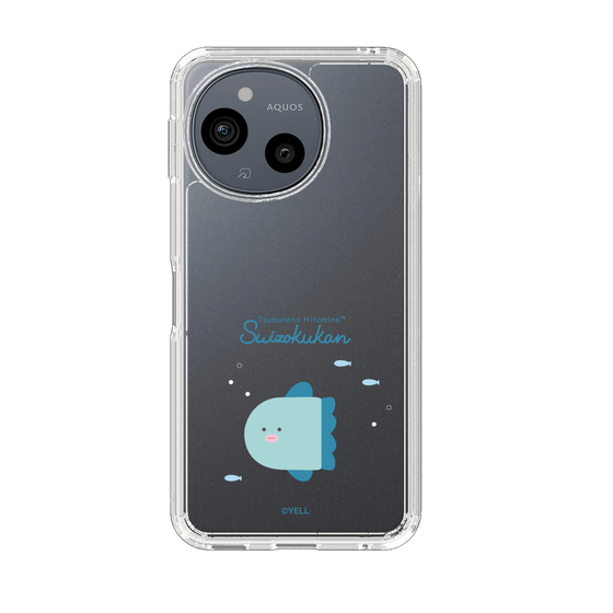 スリムプロテクションケース［ つぶらな瞳の仲間達 - つぶらな瞳の水族館 - まんぼう ］