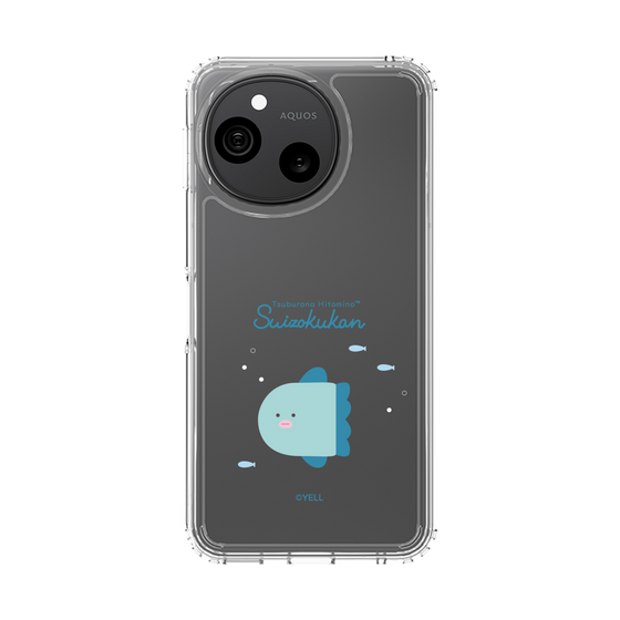 スリムプロテクションケース［ つぶらな瞳の仲間達 - つぶらな瞳の水族館 - まんぼう ］