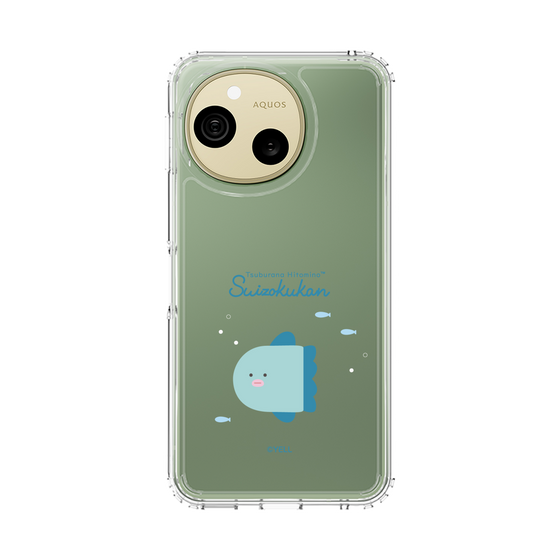 スリムプロテクションケース［ つぶらな瞳の仲間達 - つぶらな瞳の水族館 - まんぼう ］