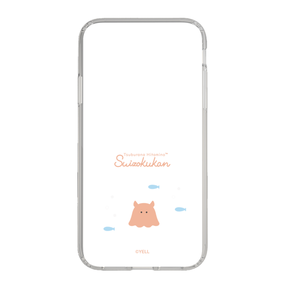 スリムプロテクションケース［ つぶらな瞳の仲間達 - つぶらな瞳の水族館 - めんだこ ］